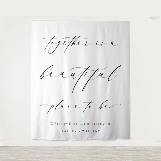 Tenture Ellesmere Ensemble Est Un Endroit Magnifique Pour  (Devant)