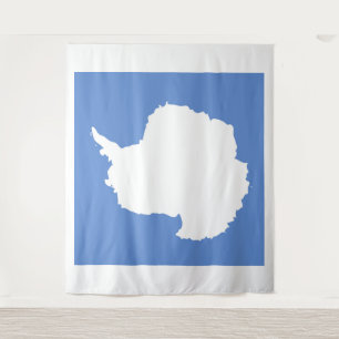 Tenture Emblème du drapeau de l'Antarctique
