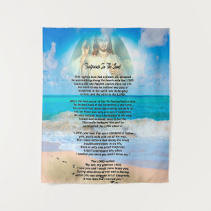 Tenture Empreintes Dans Le Sable