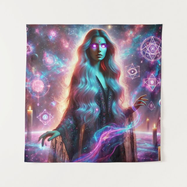 Tenture Enchanter la déesse (Devant)