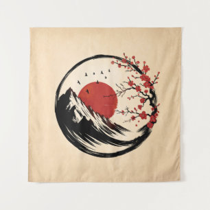 Tenture Enso Zen : La tranquillité de l'aube