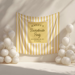 Tenture Enterrement de vie de jeune fille personnalisé sur