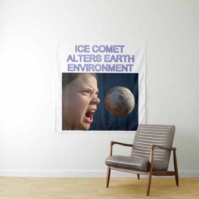 Tenture Environmental Impact tapestry (En situation)
