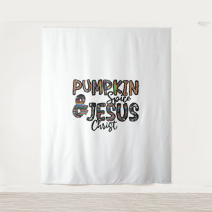 Tenture Épice citrouille Et Jésus Christ