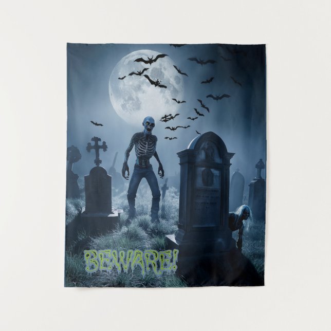 Tenture Erie Halloween  (Devant)