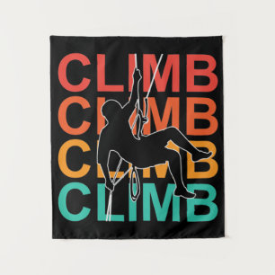 Tenture Escalade, Mountain Rock Climber Brave Aventure