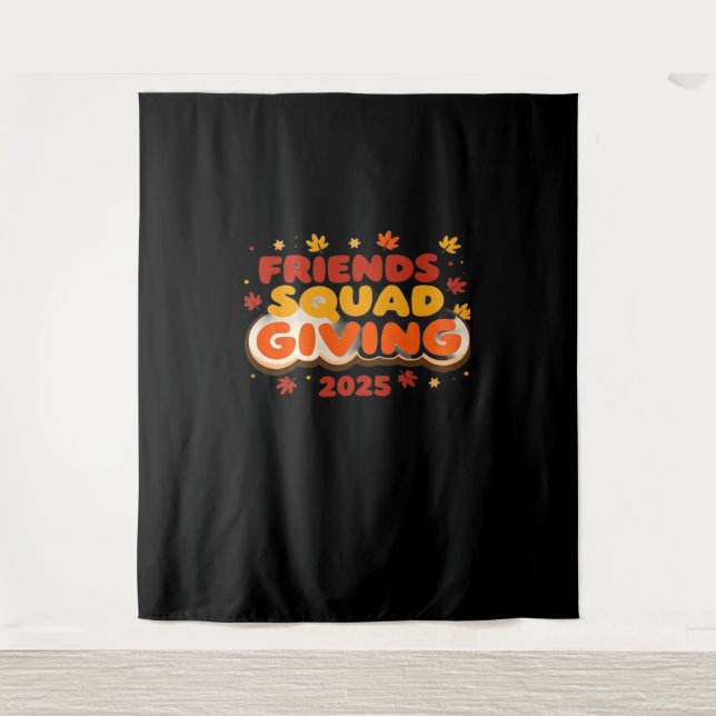 Tenture Escouade Amis Donnant 2025 Automne Automne Tombe R (Devant)