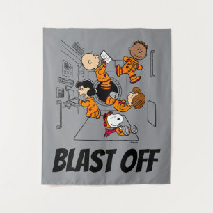 Tenture ESPACE   Bande d'arachides dans l'espace