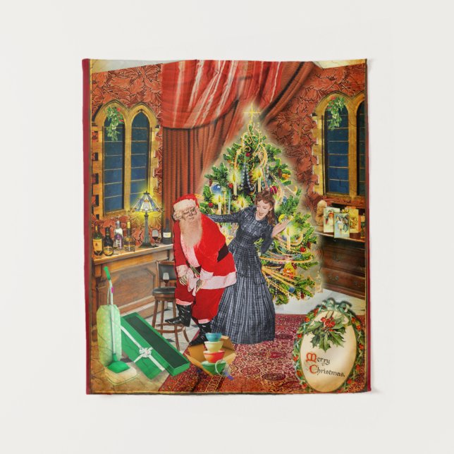 Tenture  ¡Estúpido Santa! Prefiero joyas :/ (Devant)