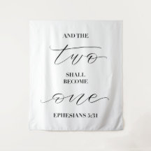 et les deux deviendront un — mariage