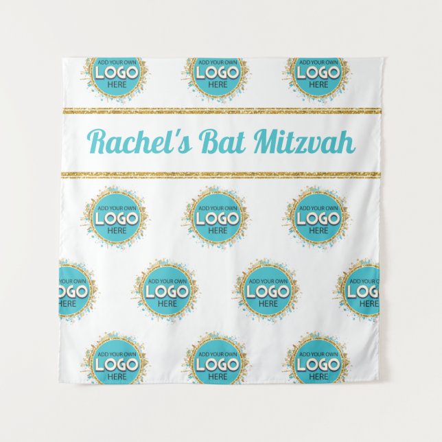 Tenture Étape et répétition Bat mitzvah AJOUTER VOTRE PAGE (Devant)