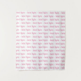 Tenture Étape et répétition de l'événement de logo personn