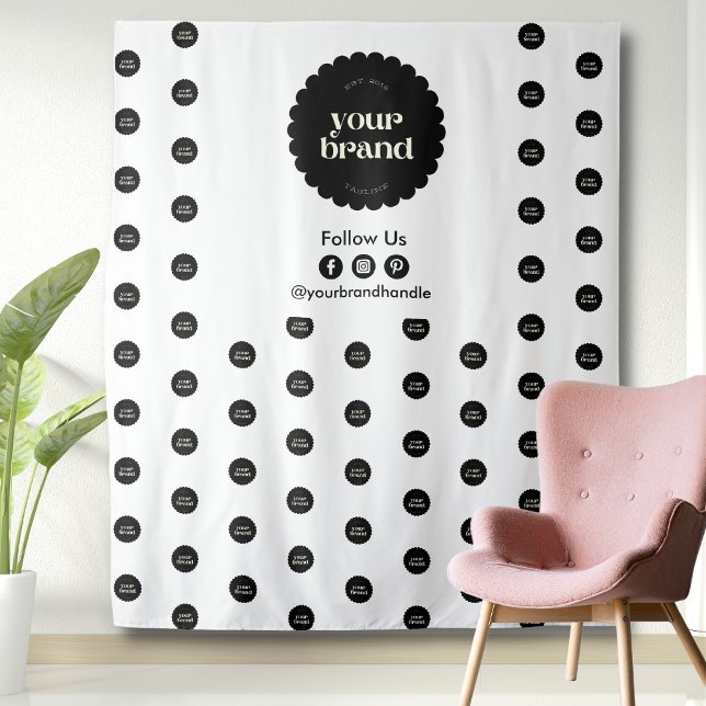 Tenture Étape et répétition de l'événement du logo de l'en (Créateur téléchargé)