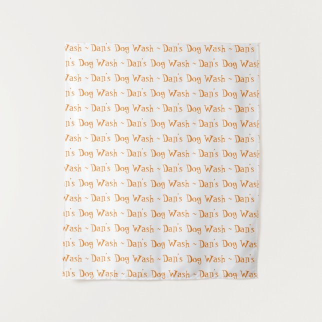 Tenture Étape simple et répétition Banne personnalisée pou (Devant)