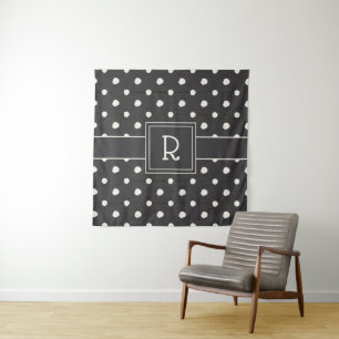 Tenture Étape simple une de signes du monogramme