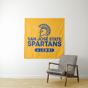 Tenture État Spartans de San Jose affligé