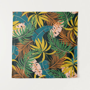Tenture Été Tropical Plante brillant Motif