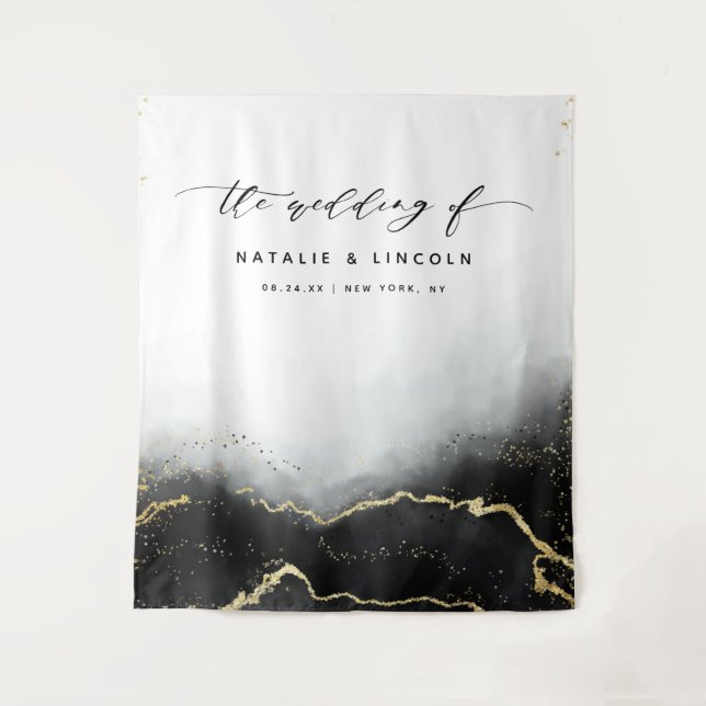 Tenture Ethereal Mist Ombre noir Photo Boot fond (Devant)