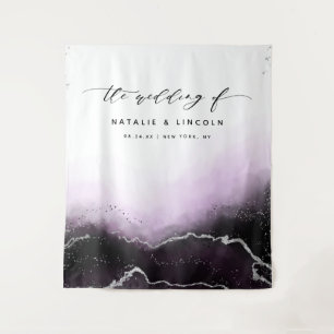 Tenture Ethereal Mist Ombre Violet Photo Booth fond