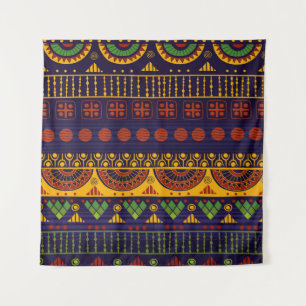 Tenture Ethno Tribal : Conception Motif transparente.