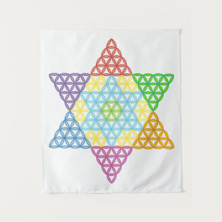 Tenture Étoile Sacrée - Étoile De Vie, 04/3D-CF.