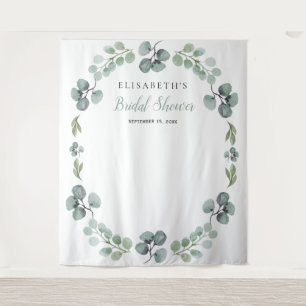 Tenture Eucalyptus nuptiale douche photo fond
