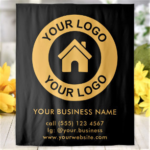Tenture Événement commercial logo d'entreprise personnalis