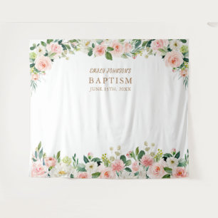 Tenture Événement Religieux, Poster De Baptême De Fleurs R
