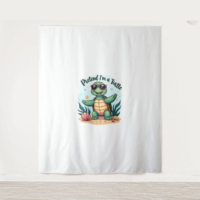 Tenture Faire semblant d'être une fête d'Halloween de tort (Devant)