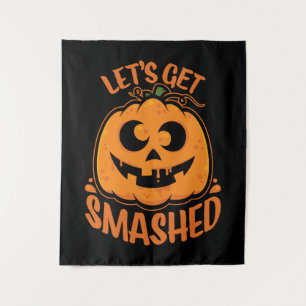 Tenture Faisons tomber Tipsy Halloween Jack-O’-Lantern
