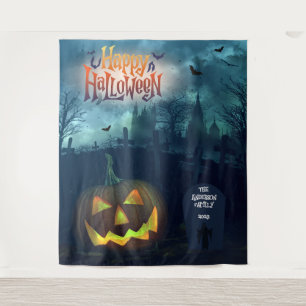 Tenture Famille ou société Halloween Party Backdrop