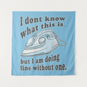 Tenture Fantastique design de repassage Je déteste le repa