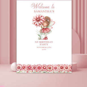 Tenture Fée Mignonne Capricieuse Rose Gêné 1er Anniversair