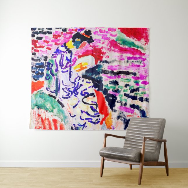 Tenture Femme japonaise au bord de l'eau, Matisse (En situation (horizontale))