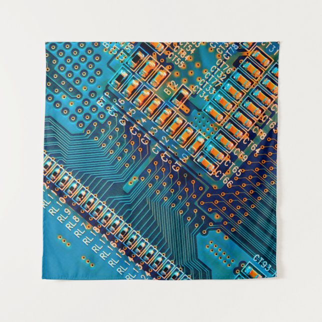 Tenture Fermeture de la carte de circuits électroniques. o (Devant)