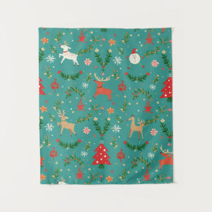 Tenture Festif Reindeer Wonderland
