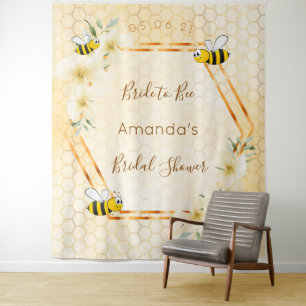 Tenture Fête des mariées mariée à être nid d'abeilles