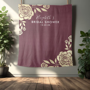 Tenture Fête des mariées Photo Contexte Bourgogne Golden R