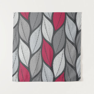 Tenture Feuille coloré stylisé motif sans soudure