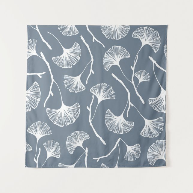 Tenture Feuille Ginkgo biloba motif transparent (Devant)