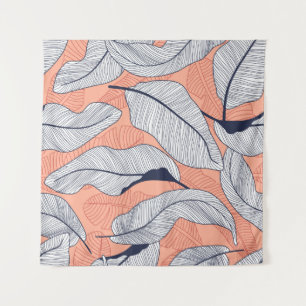 Tenture Feuilles de la Jungle Motif Tropical sans couture