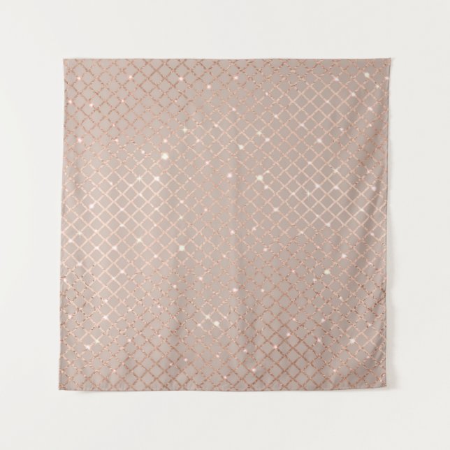 Tenture Feuilles d'or d'automne : modèle floral (Devant)