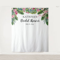Feuilles Tropicales | Fête de Mariage Florale Rose