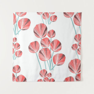 Tenture Feuilles tropicaux : Motif créatif à main