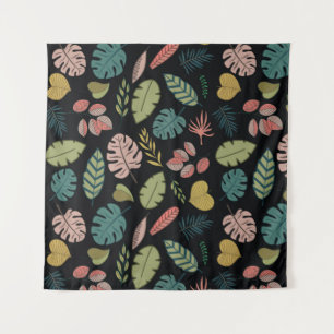 Tenture Feuilles tropicaux motif sans couture