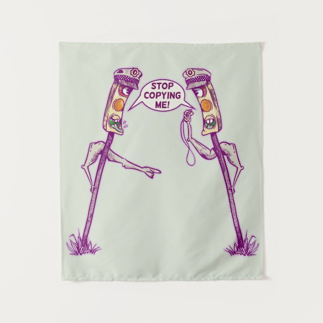 Tenture Feux de circulation amusants (Devant)