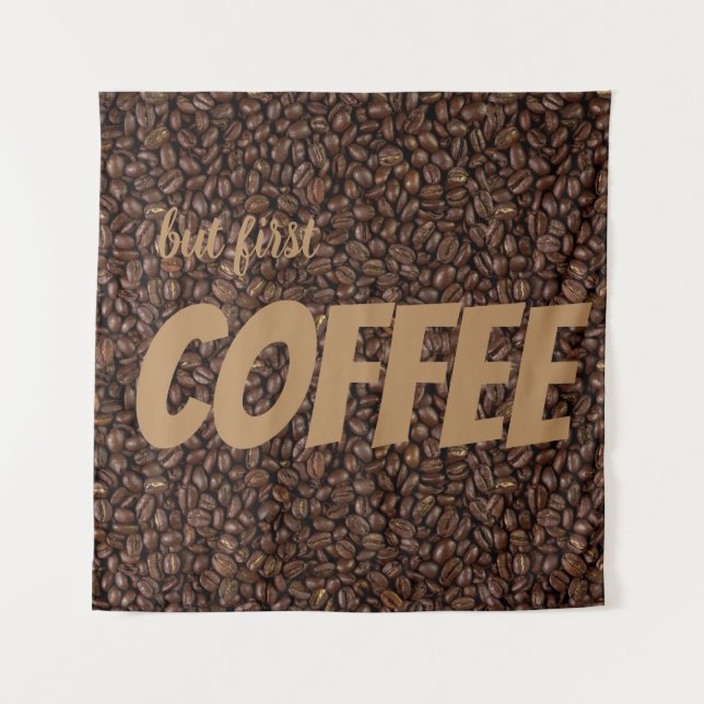 Tenture Fèves de café (Devant)