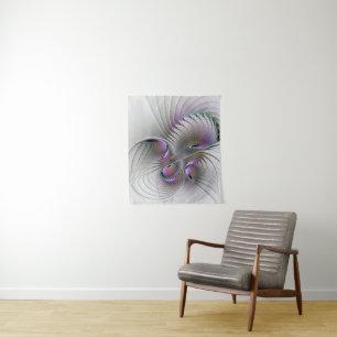 Tenture Figure de fantaisie abstraite moderne timide Art f