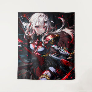 Tenture Fille d'anime
