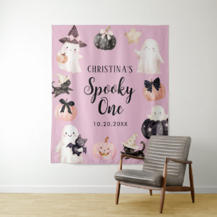 Tenture Fille de Halloween Spooky One Fête d'anniversaire 